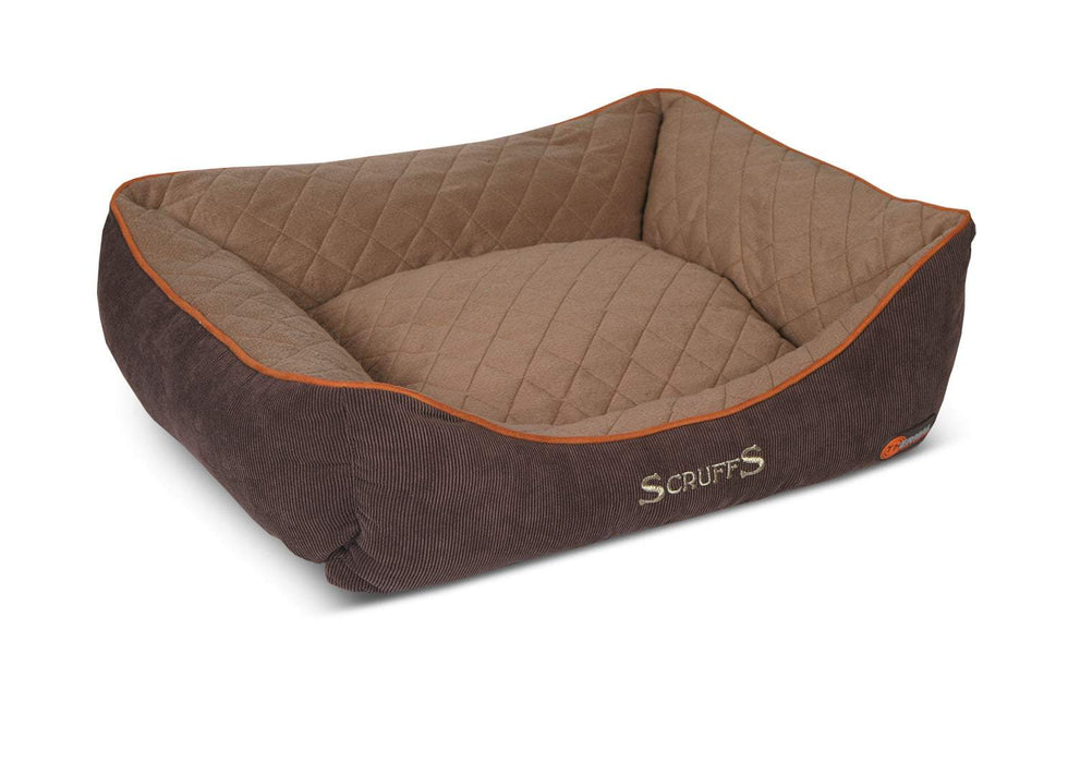 Scruffs Thermal Box Bed Brn 75x60cm