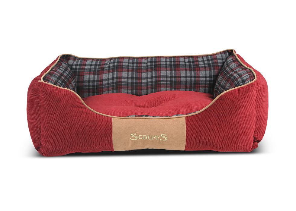 Scruffs Highland Box Bed Red 75x60cm