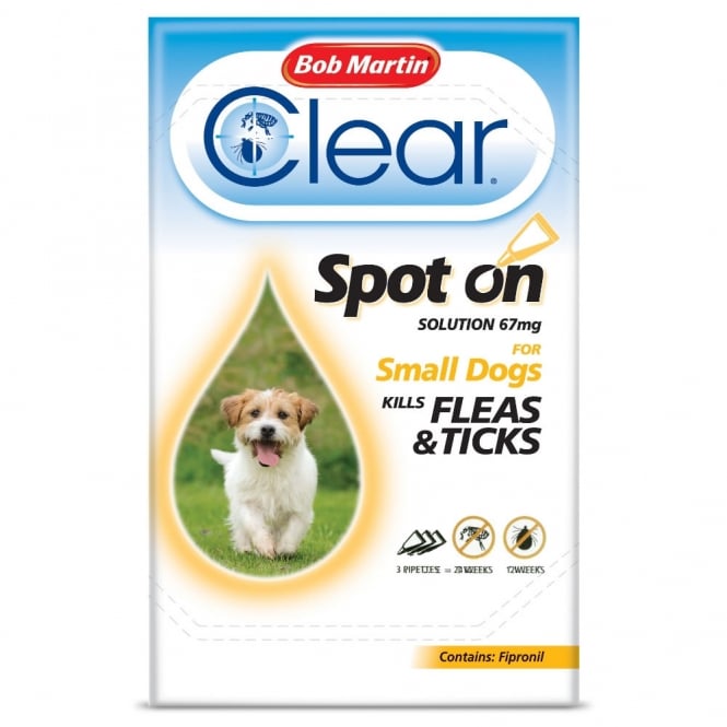 BM Flea Clear Small Dog 24Wk (2-10kg)3x6