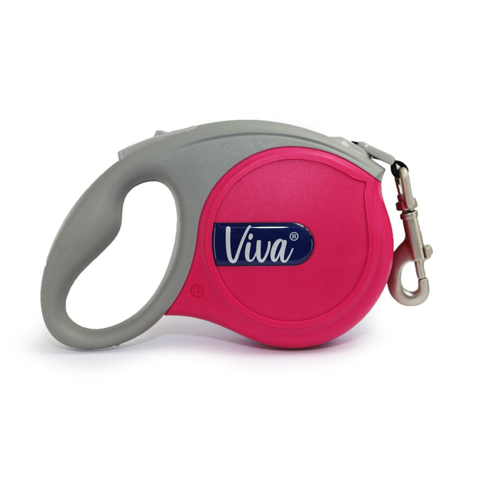 Ancol Viva Retractable Lead Large Pink