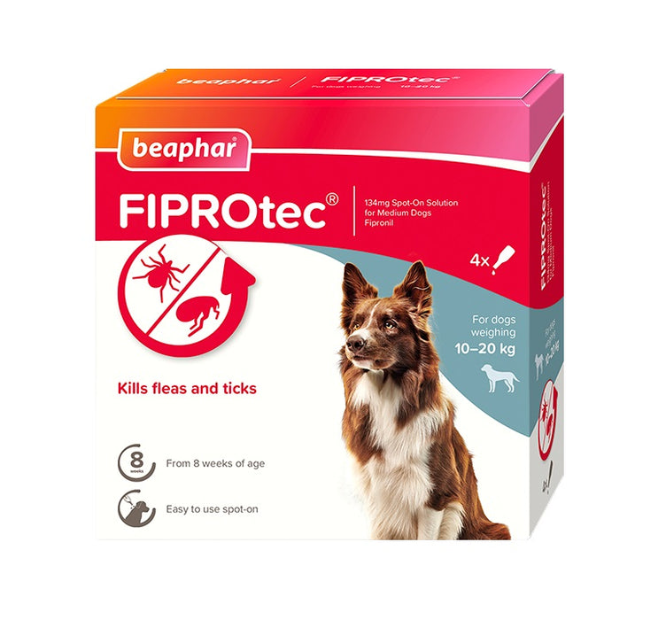 Beaphar FIPROtec Med Dog 4 pipette x6