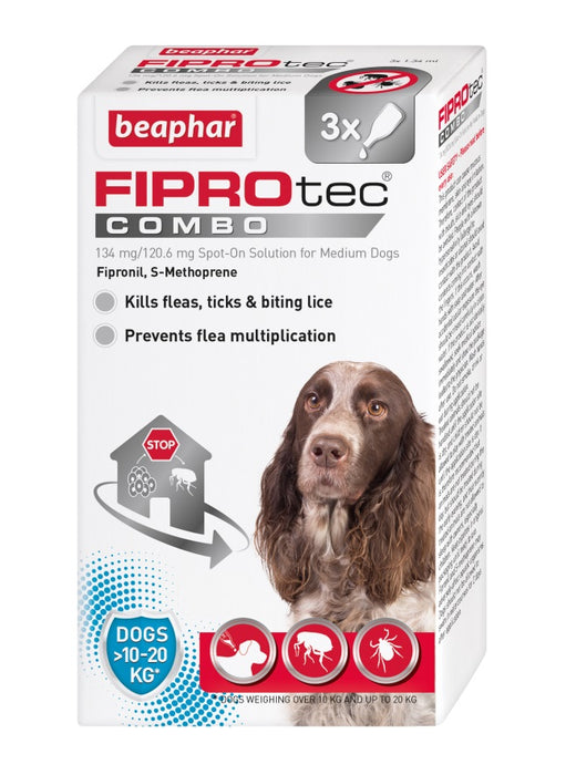 Beaphar FIPROtec COMBO Med Dog 3 pip x6