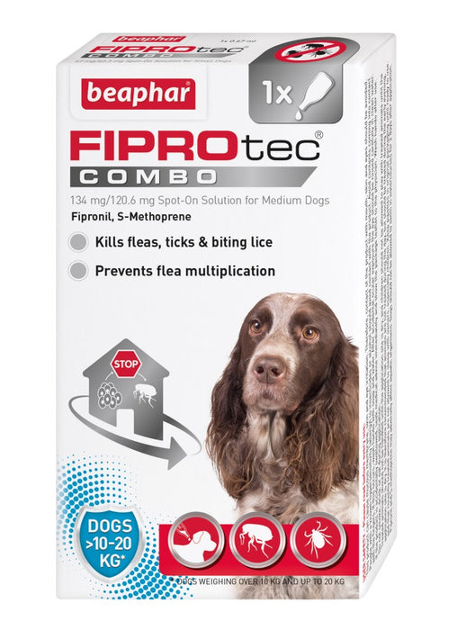 Beaphar FIPROtec COMBO Med Dog 1 pip x6