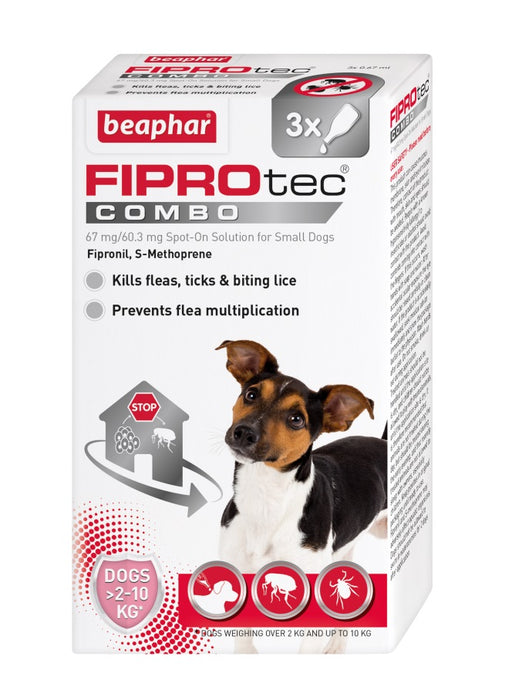 Beaphar FIPROtec COMBO Sml Dog 3 pip x6